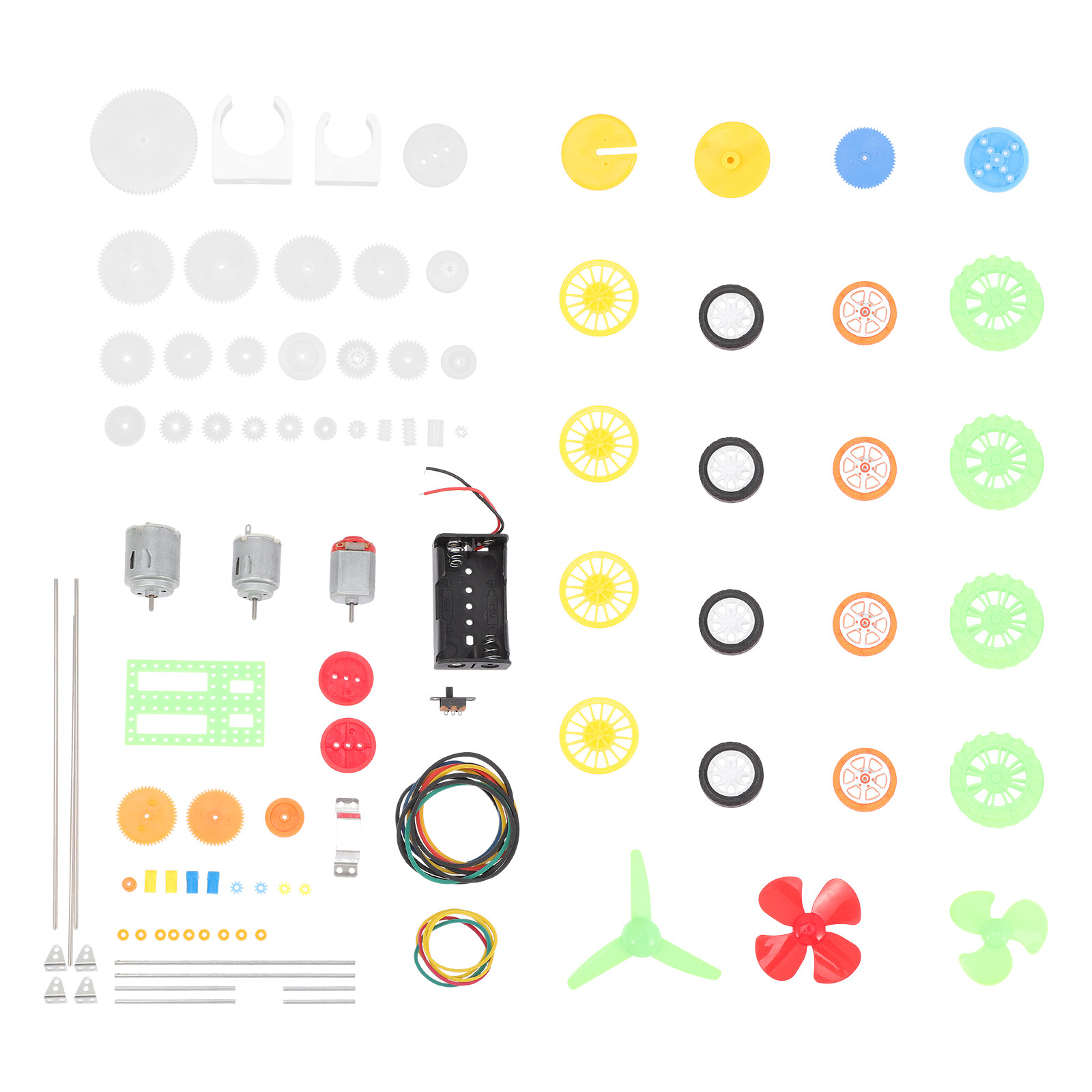 Science Kit - Paket Motor DC 112 Buah, Roda