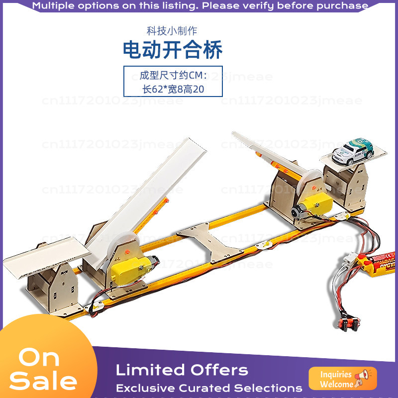 Science Project Kit - Kit Model Jembatan Pengangkat Elektrik yang