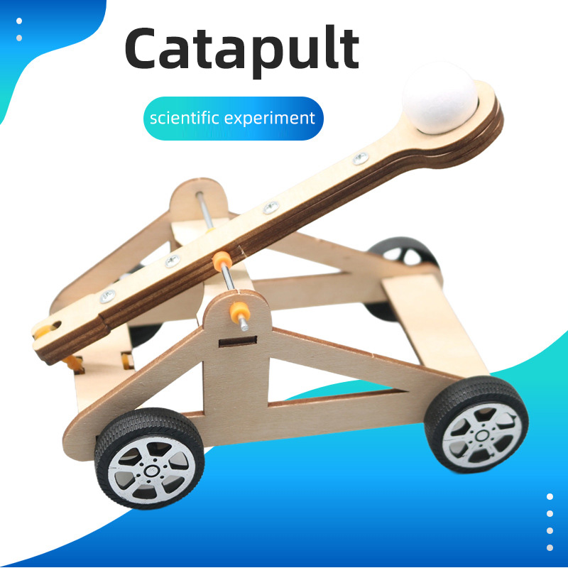 Science Project Kit - Mainan Katapel DIY Kit Percobaan Sains