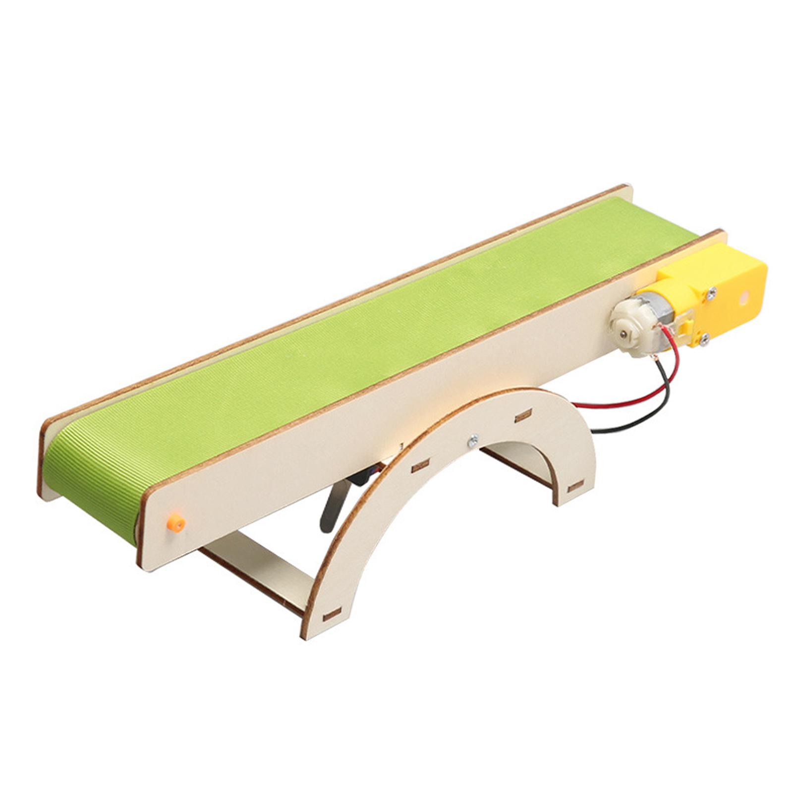 Science Project Kit - Sabuk Conveyor perlengkapan DIY kit bangunan