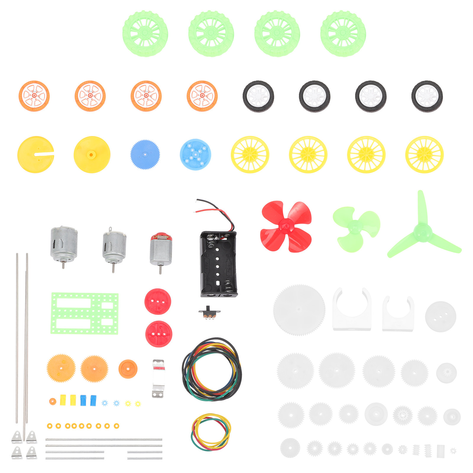 Paket Motor DC 112 Buah, Roda  - Science Kit ulasan dan harga