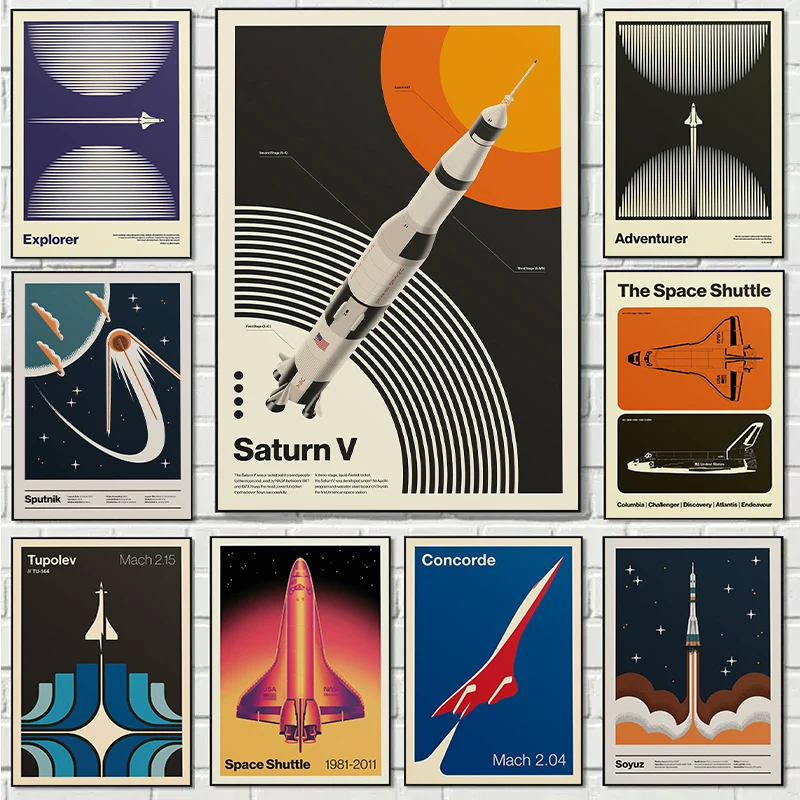 Poster Minimalis Sputnik Pesaw - Star Map Poster ulasan dan harga